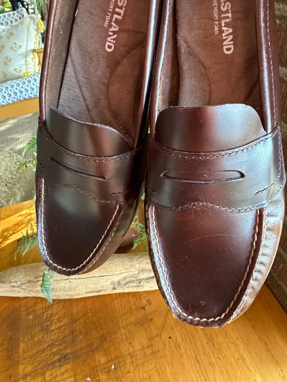 Eastland Classic ll brown leather penny loafer academia/preppy. Size 7 - Picture 6 of 8